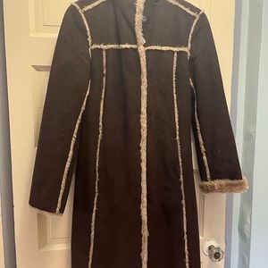 Armani Exchange beautiful suede winter coat. Excellent condition.